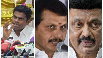 Tamil Nadu BJP chief K Annamalai said Stalin took the CBI move because he is afraid that he will be the next. Tamil Nadu BJP chief K Annamalai said Stalin took the CBI move because he is afraid that he will be the next.