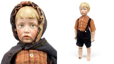 The image shows the damaged doll of a boy that was sold for over ₹54 lakh at auction. (Facebook/Vectis Toy and Collectables Auctions) The image shows the damaged doll of a boy that was sold for over ₹54 lakh at auction. (Facebook/Vectis Toy and Collectables Auctions)