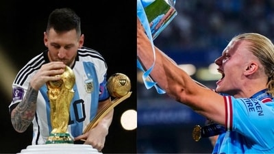 Lionel Messi and Erling Haaland are the Ballon d'Or 2023 favourites. Lionel Messi and Erling Haaland are the Ballon d'Or 2023 favourites.