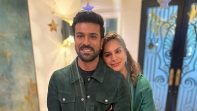 Ram Charan and wife Upasana will soon welcome their first baby. Ram Charan and wife Upasana will soon welcome their first baby.