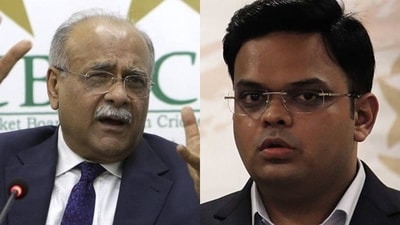 Najam Sethi and Jay Shah