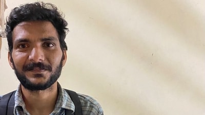 Sahil Singh, a B. Tech graduate, resorted to working as a Swiggy delivery executive after he lost his job. (LinkedIn/Priyanshi Chandel) Sahil Singh, a B. Tech graduate, resorted to working as a Swiggy delivery executive after he lost his job. (LinkedIn/Priyanshi Chandel)