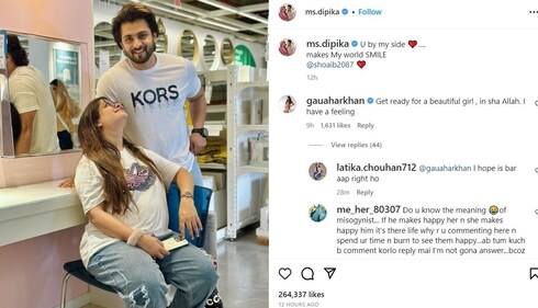 Dipika's post and Gauahar's comment.