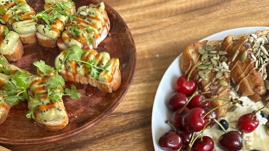 Is it even a birthday without some good food pics? Sharvari Wagh also shared a glimpse of the food she ate on her birthday, which included a tray of fresh fruits, as well as toasts of different kinds.&nbsp;