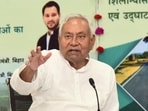 Bihar chief minister Nitish Kumar. (HT Photo)