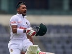 Najmul scored 124 in the second innings Najmul scored 124 in the second innings