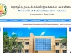 TNDTE diploma result 2023 out at dte.tn.gov.in