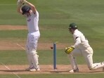 Harry Brook was dismissed in bizarre fashion. Harry Brook was dismissed in bizarre fashion.