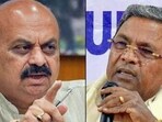Karnataka chief minister Siddaramaiah (right) and BJP leader Basavaraj Bommai (left) (File Photo)