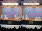 Bhartnatyam and Kathak dance face-off. Bhartnatyam and Kathak dance face-off.