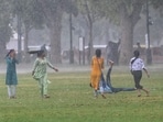 Delhites enjoying rain spell that arrived Friday, under the influence of cyclone Biparjoy that hit Gujarat Thursday, Delhites enjoying rain spell that arrived Friday, under the influence of cyclone Biparjoy that hit Gujarat Thursday,