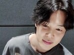 BTS' Jimin held a live session on Weverse. BTS' Jimin held a live session on Weverse.