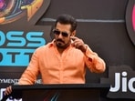 Salman Khan at the promotions of Bigg Boss OTT 2. (Photo: Varinder Chawla) Salman Khan at the promotions of Bigg Boss OTT 2. (Photo: Varinder Chawla)