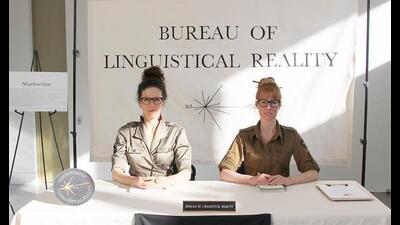At their pop-ups, artists Heidi Quante and Alicia Escott create a faux bureau, inviting participants to coin words about their responses to the changing environment. At their pop-ups, artists Heidi Quante and Alicia Escott create a faux bureau, inviting participants to coin words about their responses to the changing environment.