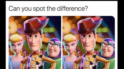 Can you spot the difference in this image? (Instagram/@opticalillusion) Can you spot the difference in this image? (Instagram/@opticalillusion)