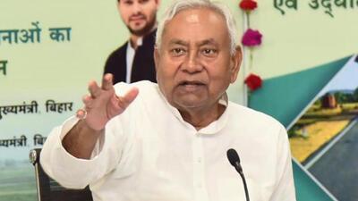 Chief minister Nitish Kumar also said that Manjhi wanted to be a part of the June 23 meeting of Opposition parties but was not invited amid apprehensions that he may leak details of the event to the BJP (Santosh Kumar/ HT) Chief minister Nitish Kumar also said that Manjhi wanted to be a part of the June 23 meeting of Opposition parties but was not invited amid apprehensions that he may leak details of the event to the BJP (Santosh Kumar/ HT)