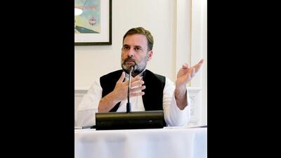 Congress leader Rahul Gandhi . (ANI)