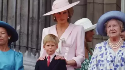 Princess Diana and Prince Harry are pictured on the balcony of Buckingham Palace during the Trooping the Colour celebrations in June 1989. (JAYNE FINCHER/PRINCESS DIANA ARCHIVE/GETTY IMAGES) Princess Diana and Prince Harry are pictured on the balcony of Buckingham Palace during the Trooping the Colour celebrations in June 1989. (JAYNE FINCHER/PRINCESS DIANA ARCHIVE/GETTY IMAGES)