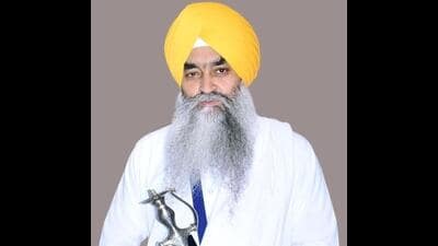 Giani Raghbir Singh was the jathedar of Takht Kesgarh Sahib, Anandpur Sahib, before being appointed jathedar of the Akal Takht. (HT file photo)