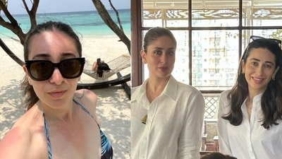 Karisma Kapoor shared an old pic also featuring Kareena Kapoor. Karisma Kapoor shared an old pic also featuring Kareena Kapoor.