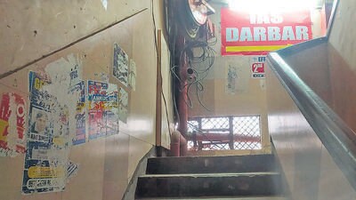 Structural issues such as narrow staircases and corridors, and only one gate for entry and exit, made the building dangerous during the fire. (HT Photo) Structural issues such as narrow staircases and corridors, and only one gate for entry and exit, made the building dangerous during the fire. (HT Photo)