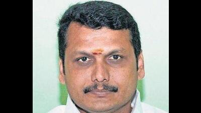 Tamil Nadu minister V Senthil Balaji. Tamil Nadu minister V Senthil Balaji.