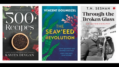 This week’s interesting reads includes a volume on how seaweed could allow us to better feed human beings and mitigate global warming, a cook book that celebrates quick, healthy foods prepared with minimal fuss, and the autobiography of the man who revolutionised the electoral process in India. (HT Team) This week’s interesting reads includes a volume on how seaweed could allow us to better feed human beings and mitigate global warming, a cook book that celebrates quick, healthy foods prepared with minimal fuss, and the autobiography of the man who revolutionised the electoral process in India. (HT Team)