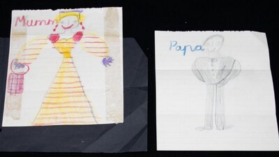 Apart from these, the royal collection “includes 10 early drawings by the King plus royal letters, family photos, Christmas cards among other things. (Hansons Auctioneers)
