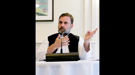 Congress leader Rahul Gandhi . (ANI)
