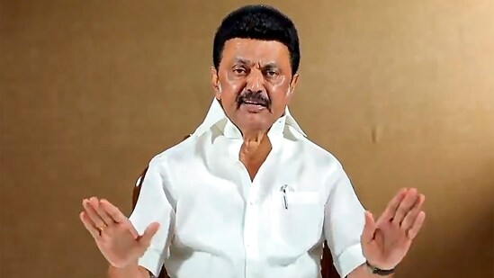 Tamil Nadu Chief Minister MK Stalin speaks regarding Tamil Nadu Electricity Minister V Senthil Balaji's arrest Enforcement Directorate (ED) in connection with a money laundering case. (PTI)