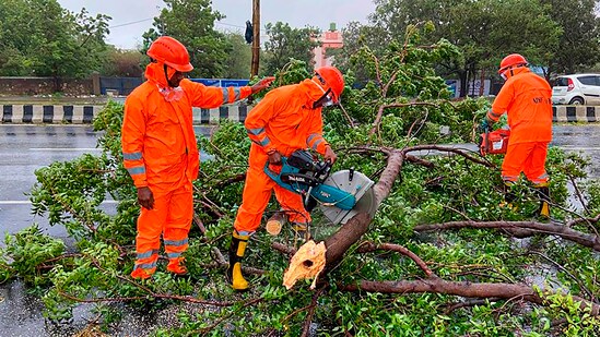 A relief and rescue operation is underway with multiple teams of the National Disaster Response Force (NDRF) and the State Disaster Response Force (SDRF) deployed in the affected districts, officials said.&nbsp;(PTI)