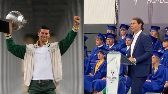 Rafael Nadal sends a second message to Novak Djokovic
