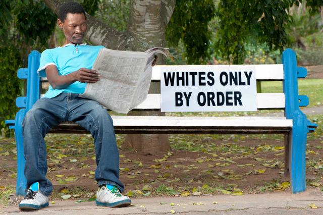 Notices reserving seats for whites was a common sight during the apartheid years in South Africa. (Shutterstock) Notices reserving seats for whites was a common sight during the apartheid years in South Africa. (Shutterstock)