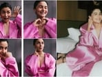 Alia Bhatt embraces Barbiecore trend in hot pink outfit for Sao Paulo Netflix event. Alia Bhatt embraces Barbiecore trend in hot pink outfit for Sao Paulo Netflix event.