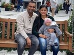 Dhara and Bhavesh Shah with Ariah. Dhara and Bhavesh Shah with Ariah.