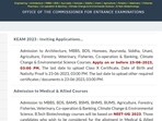KEAM 2023: Registration reopens for BArch/Medical & Medical Allied Courses