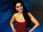 Ameesha Patel poses for a picture at the grand premiere of the re-release of the film Gadar : Ek Prem Katha. Ameesha Patel poses for a picture at the grand premiere of the re-release of the film Gadar : Ek Prem Katha.