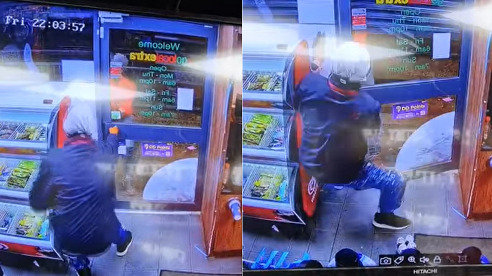 Brave shopkeeper locks knife-wielding robber inside store | Trending - Vimarsana News