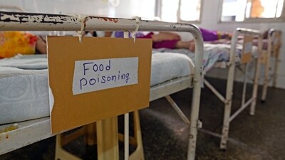 Four school students of BR Ambedkar Ashram in Shiroda Village of Bhiwandi were admitted to a hospital after showing symptoms of food poisoning on Saturday afternoon. (HT FILE PHOTO) Four school students of BR Ambedkar Ashram in Shiroda Village of Bhiwandi were admitted to a hospital after showing symptoms of food poisoning on Saturday afternoon. (HT FILE PHOTO)