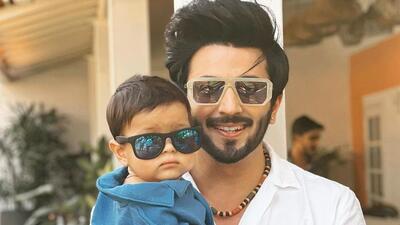 Dheeraj Dhoopar is celebrating his first Father’s Day with son Zayn.