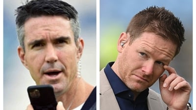 Kevin Pietersen and Eoin Morgan