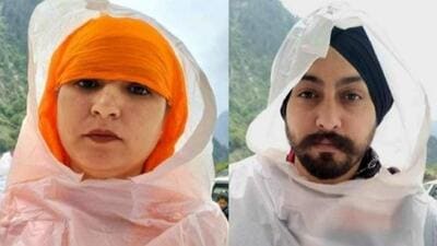 Ludhiana ₹8.49 cr robbery mastermind Mandeep Kaur alias Mona and her husband Jaswinder Singh. (HT Photo) Ludhiana ₹8.49 cr robbery mastermind Mandeep Kaur alias Mona and her husband Jaswinder Singh. (HT Photo)