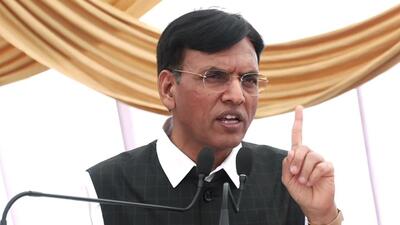 Mandaviya was addressing a rally organised by Bharatiya Janata Party at Longowal in Punjab. (ANI File Photo) Mandaviya was addressing a rally organised by Bharatiya Janata Party at Longowal in Punjab. (ANI File Photo)