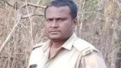 Mati Hansdah, forester in Upper Barahakumuda range was killed by poachers (HT Photo/sourced) Mati Hansdah, forester in Upper Barahakumuda range was killed by poachers (HT Photo/sourced)