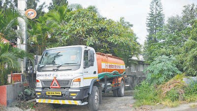 The notice warning of closure of construction activity with immediate effect led to halt of usage of drinking water from wells and natural bodies by builders (HT FILE PHOTO)