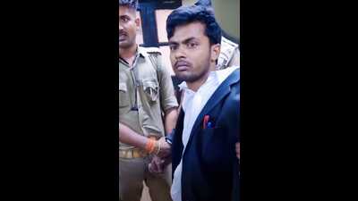 Vijay Yadav, who allegedly shot dead Sanjeev Jeeva at a courtroom in Lucknow