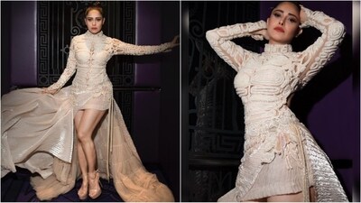 Nushrratt Bharuccha is an undeniable fashion icon, effortlessly dominating the fashion scene. With each appearance, the actress continues to amaze, showcasing impeccable style. Her Instagram account is a treasure trove of inspiration for fashion enthusiasts, and her recent captivating white ensemble is no exception. As her fans swoon, we find ourselves captivated, unable to look away from her mesmerising fashion choices. (Instagram/@nushrrattbharuccha) Nushrratt Bharuccha is an undeniable fashion icon, effortlessly dominating the fashion scene. With each appearance, the actress continues to amaze, showcasing impeccable style. Her Instagram account is a treasure trove of inspiration for fashion enthusiasts, and her recent captivating white ensemble is no exception. As her fans swoon, we find ourselves captivated, unable to look away from her mesmerising fashion choices. (Instagram/@nushrrattbharuccha)