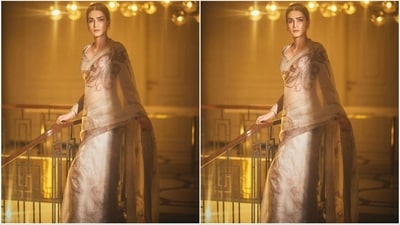 Kriti's stylist delights fans with a weekend surprise, sharing a series of captivating pictures of the actress on Instagram. (Instagram/@sukritigrover) Kriti's stylist delights fans with a weekend surprise, sharing a series of captivating pictures of the actress on Instagram. (Instagram/@sukritigrover)