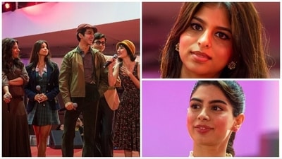 The Archies cast at the Tudum event in Sao Paulo. The trailer will release at 2am on June 18. The Archies cast at the Tudum event in Sao Paulo. The trailer will release at 2am on June 18.