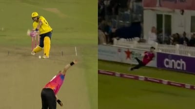 Bradley Currie took a stunning catch. Bradley Currie took a stunning catch.